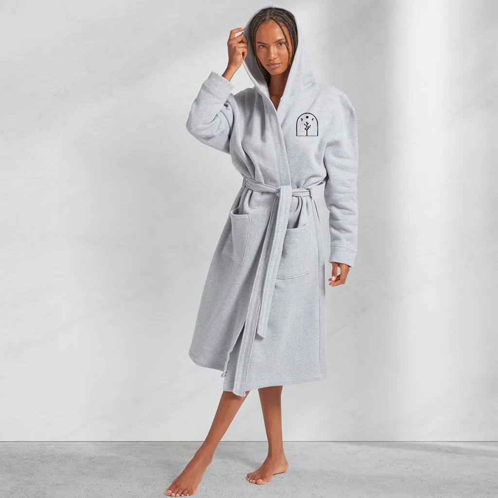 Petite Acres Sweatshirt Hooded Robe