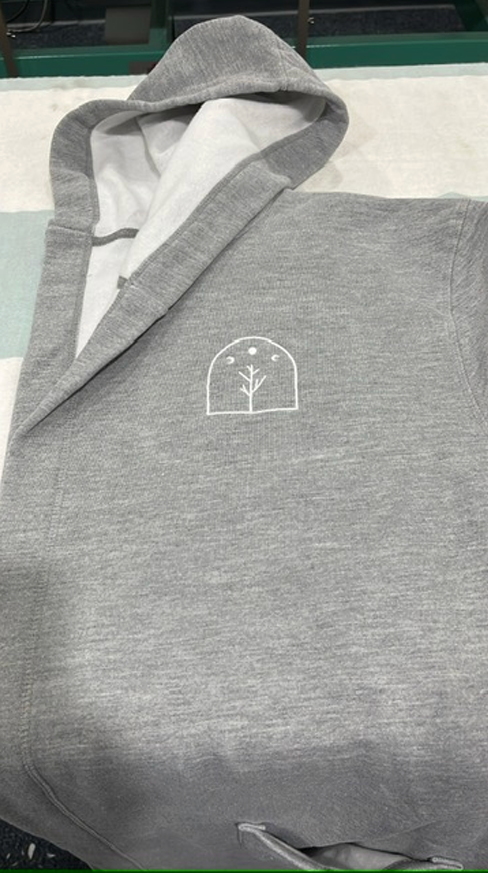 Petite Acres Sweatshirt Hooded Robe